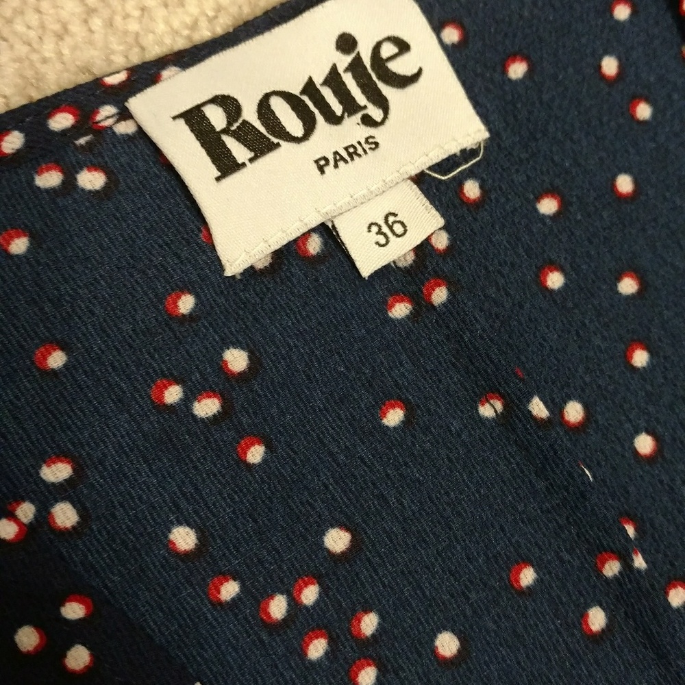 *SOLD* Rouje Paris Wrap Dress, 36 - Picture 5 of 8